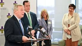 Sen. Dick Durbin tours future NICU at Silver Cross Hospital in New Lenox Wednesday
