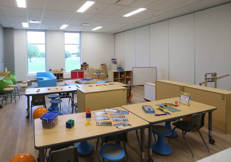 A view of the child watch area inside the new YMCA on Monday, May 6, 2024 in Ottawa.