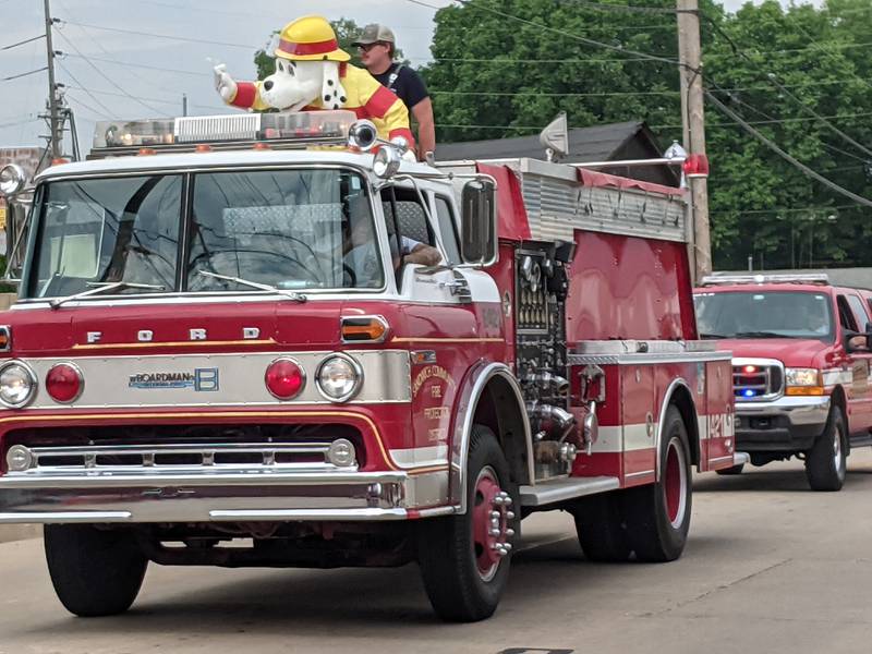Sandwich Park District’s Freedom Days Parade marched through downtown Sandwich on July 1.