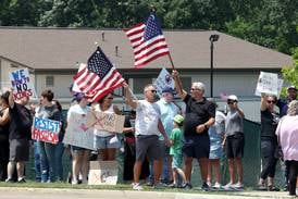 Audio: Hear from a ‘No Kings’ protester and a Trump supporter in DeKalb