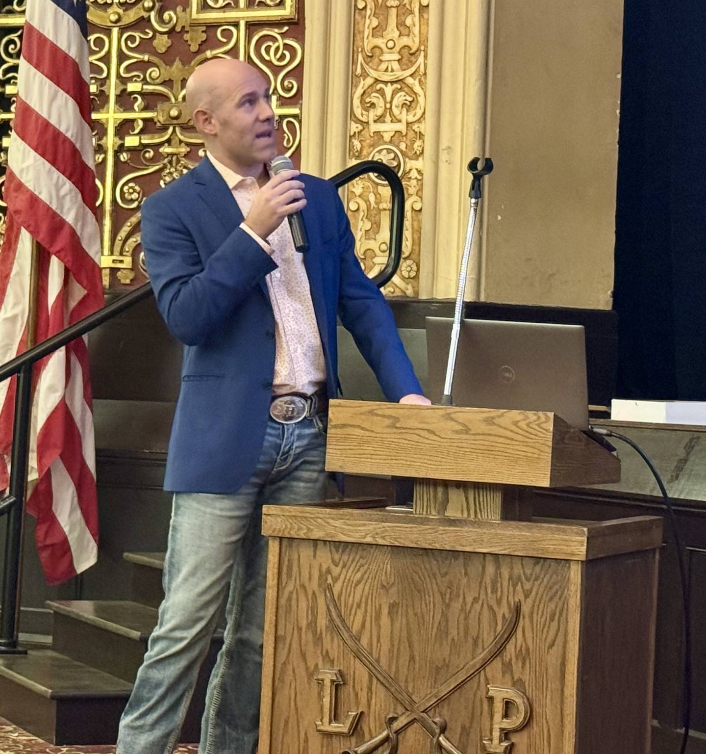 Riley Hintzsche provided updates on the program’s progress during Monday night’s meeting, emphasizing the importance of student involvement, the possibilities the program offers and the status of the new agriculture center.