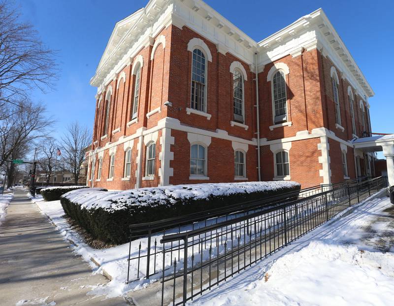 A view of the  renovations outside the Appellate Courthouse on Monday, Jan. 26, 2026 downtown Ottawa. The Appellate Courthouse is going through a renovation to make it more wheelchair accessible.