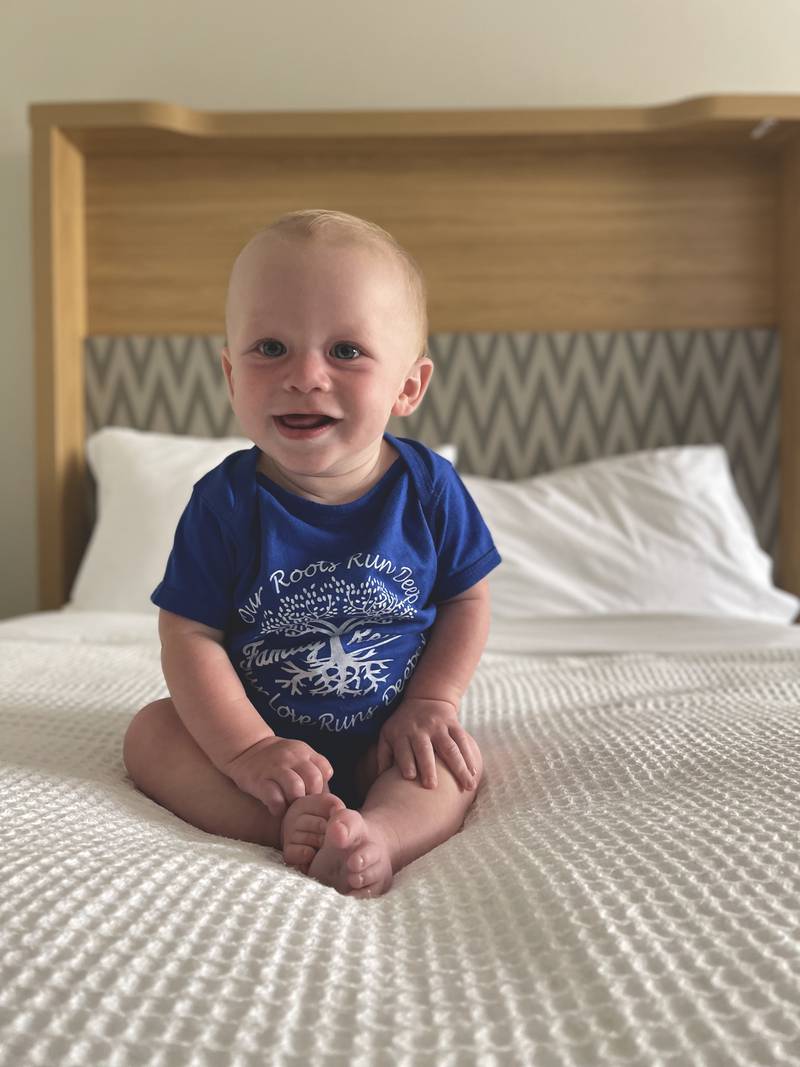 Carson James Schlindwein - 6 month old son of Matthew Schlindwein and Savannah Dean of Princeton.