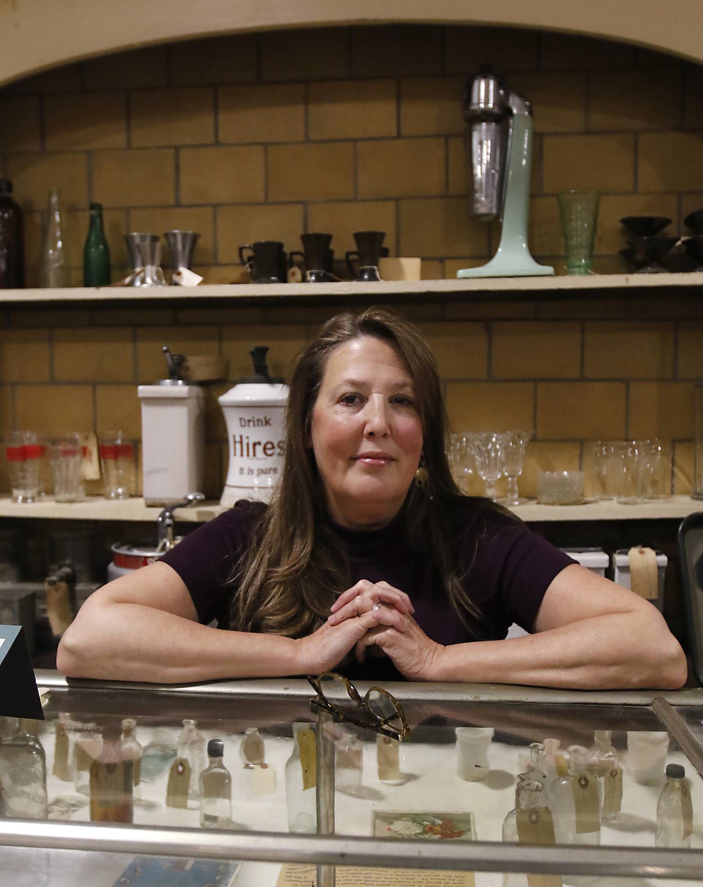 Jolie Diepenhorst who is new director at the McHenry County Historical Society and Museum, inside museum on Friday, Nov. 22, 2024, in Union.