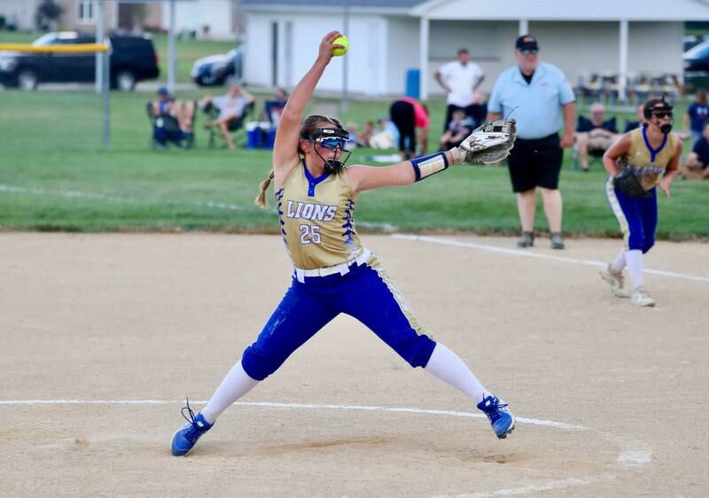 Princeton Logan's Avah Oertel spun a 6-1 no-hitter over Annawan-Wethersfield Friday.
