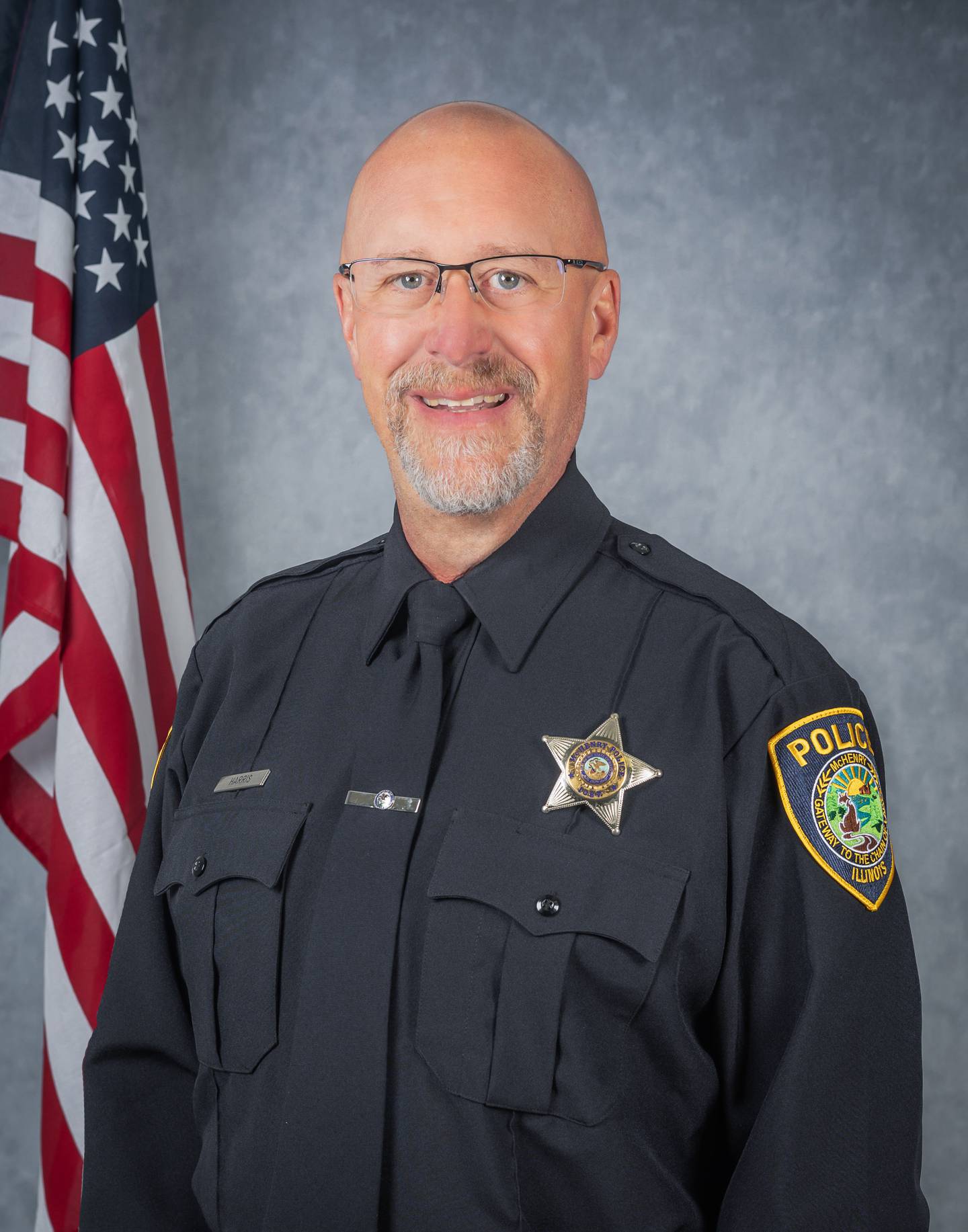McHenry Police Officer Jim Harris, who is battling metastatic prostate cancer.