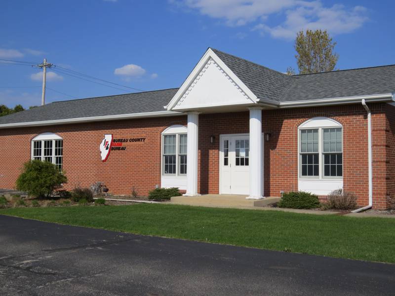 The Bureau County Farm Bureau office is located at 1407 N. Main St. in Princeton, Illinois.