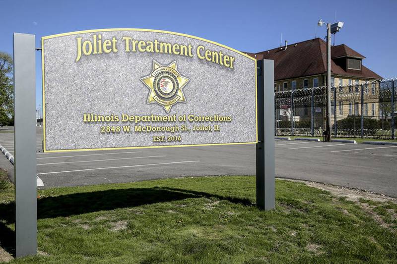 The Joliet Treatment Center is seen Friday in Joliet. The Illinois Department of Corrections plans to open the facility by the end of the year.