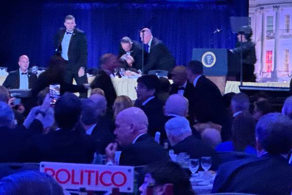 Trump uninjured after security incident at White House correspondents dinner