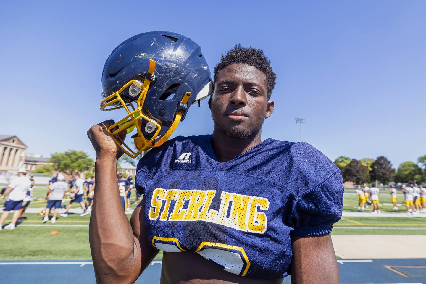 Sterling’s Kendric Muhammad 2023 preseason all-area.