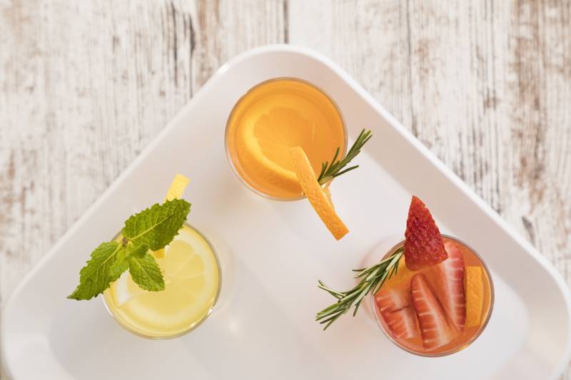 Mocktails and non-alcoholic drinks are growing in popularity.