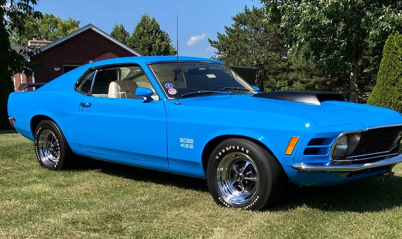 Photos by Steve Rubens - 1970 Boss 429 Mustang Front
