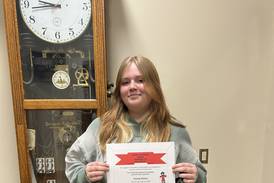 Ottawa Township High School honors Trenity Kimes as January Student of Month