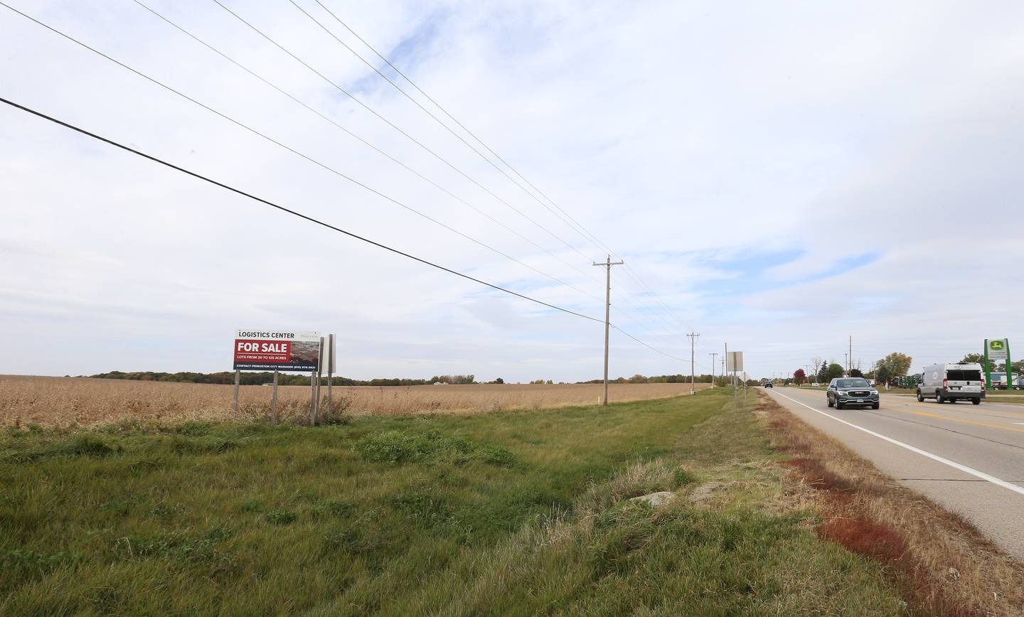 This location is part of 134 acres owned by the City of Princeton and will be the new home of Ollie's Bargain Discount Inc. on Friday, Oct. 14, 2022 in Princeton. The center, will be located in Princeton's industrial park north of Interstate 80 adjacent to Super 8 Motel and Compeer Financial on the West side of Illinois Route 26. The 600,000 square foot building is expected to open in 2024 and employ over 250 jobs.