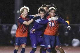 Oswego, on sophomore goalkeeper Christian Lopez’s superb effort in PKs, tops Plainfield North in regional semi