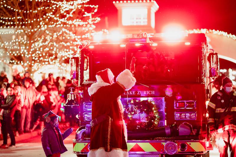 Santa Claus plans to arrive at Deer Park Town Center on Nov. 11 for some fireworks.