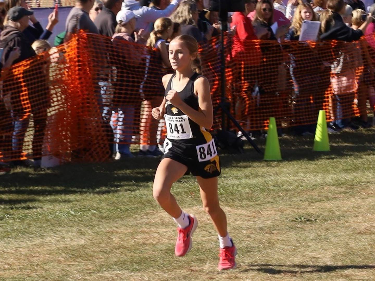 Putnam County sixth-grader Anni Judd placed 14th in the IESA State Cross Country in Normal on Saturday. She ran the two miles with a time of 12:31.