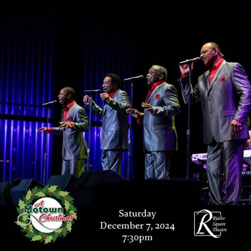 For the fourth consecutive year, “A Motown Christmas” will return to the Rialto Square Theatre Saturday, Dec. 7, 2024.
