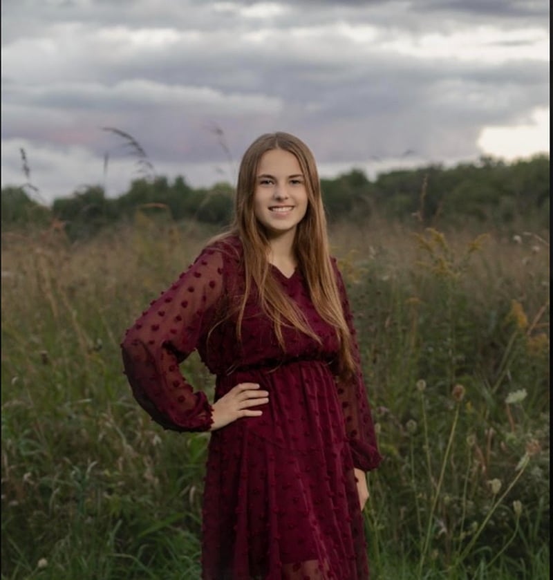 Alainie Wittenauer is Amboy High School's student of the month.