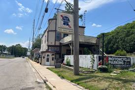 Fire engulfs closed Peru tavern Monday on Water Street