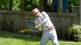 Vintage ‘base ball’ team fares well, hits even better at John Deere Historic Site