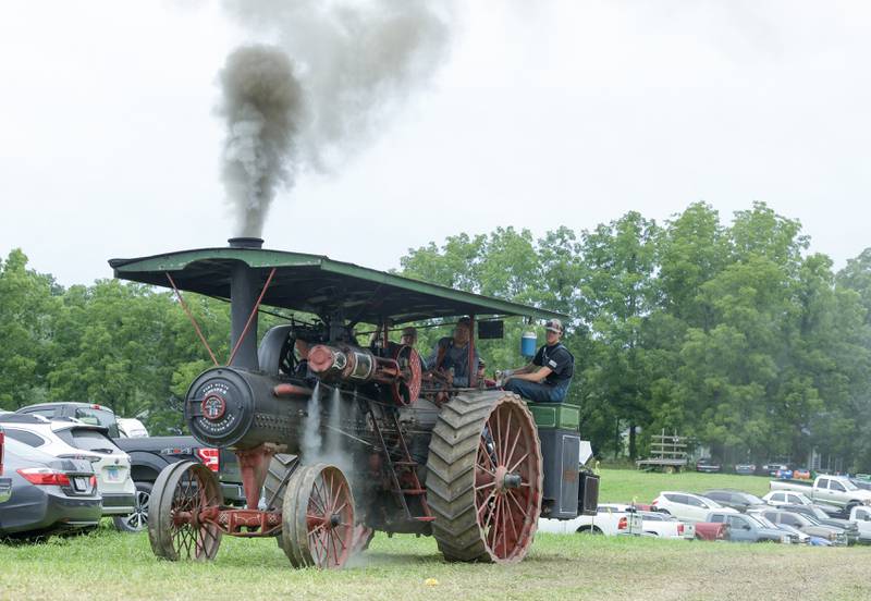 Steam tractors of many types were on display and driven at the Annual Sycamore Steam Show in Sycamore on Friday, Aug. 12, 2022.