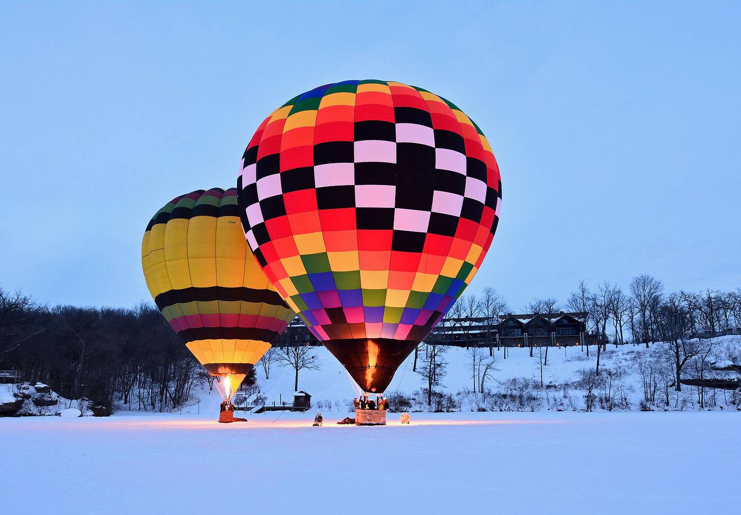 Fire & Ice balloon glows are part of Eagle Ridge Resort's Winter Carnival, Feb. 14-17, 2025.