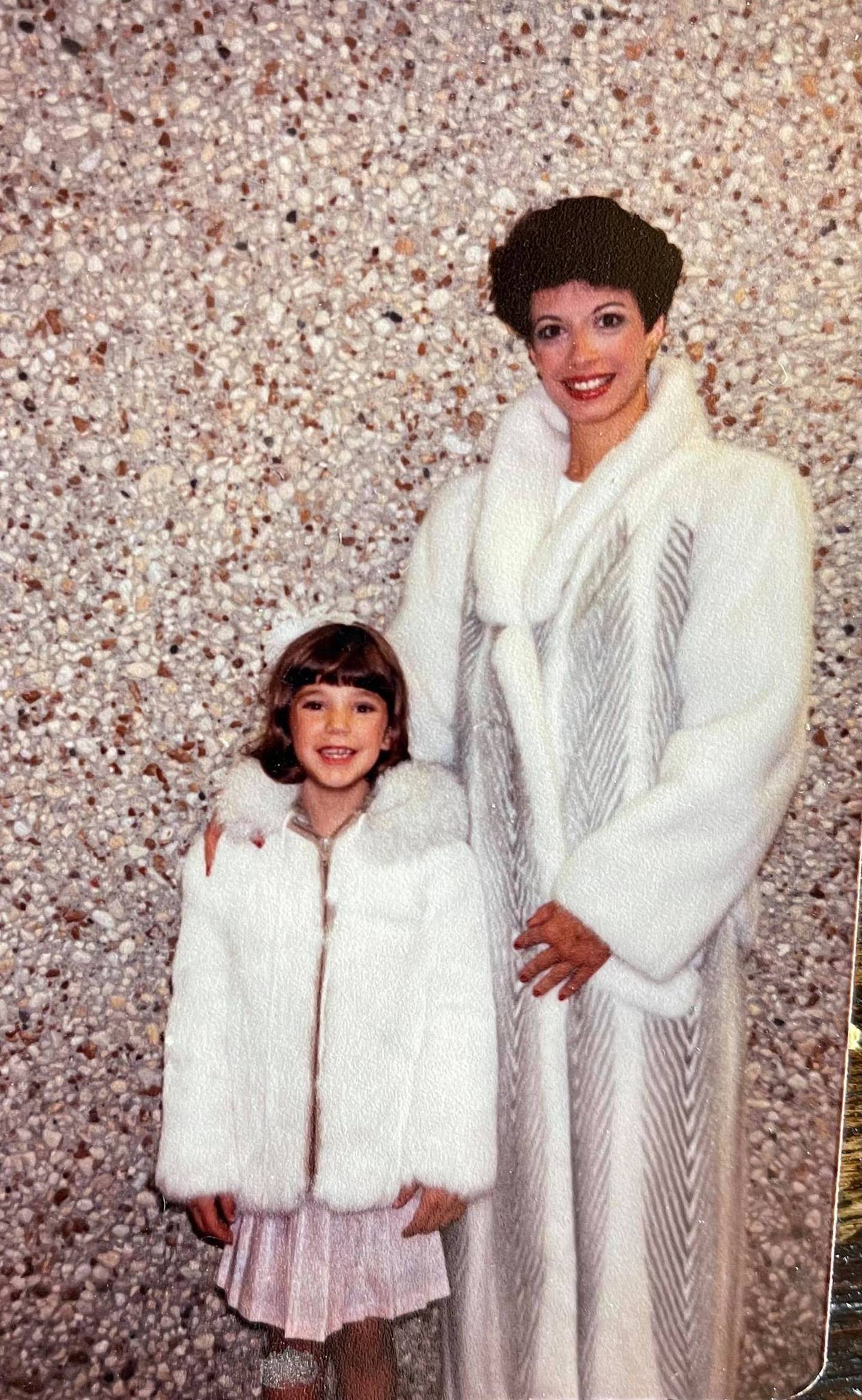 Carmel Perino of Homer Glen is pictured in the mid-1980s at a fashion show with her daughter Andrea "Onnie" Richter, now of Virginia.