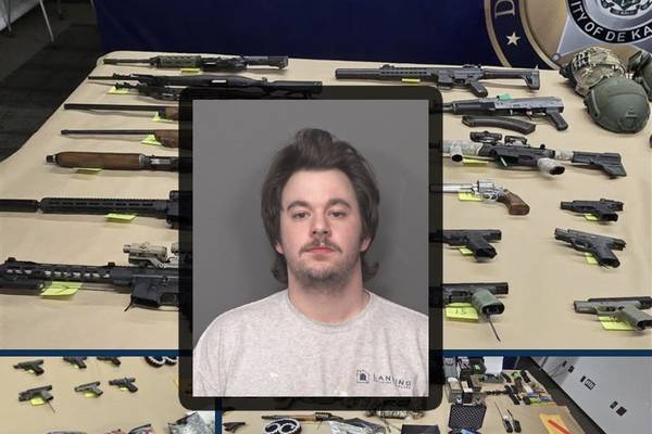 DeKalb man charged after police find drugs, guns, body armor, ‘suspected explosives’ during home search