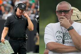 Jon Gruden gives Jim Eustice a shoutout on Barstool Sports clip  