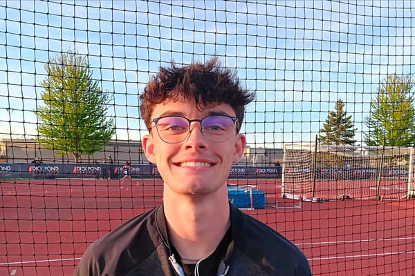 Dean Geiger leads Dixon with a win in the 800 at Distance Night in Palatine