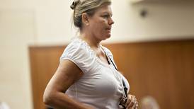 Photos: Wiederkehr appears in Ogle County Court on charges of false reports, harassment