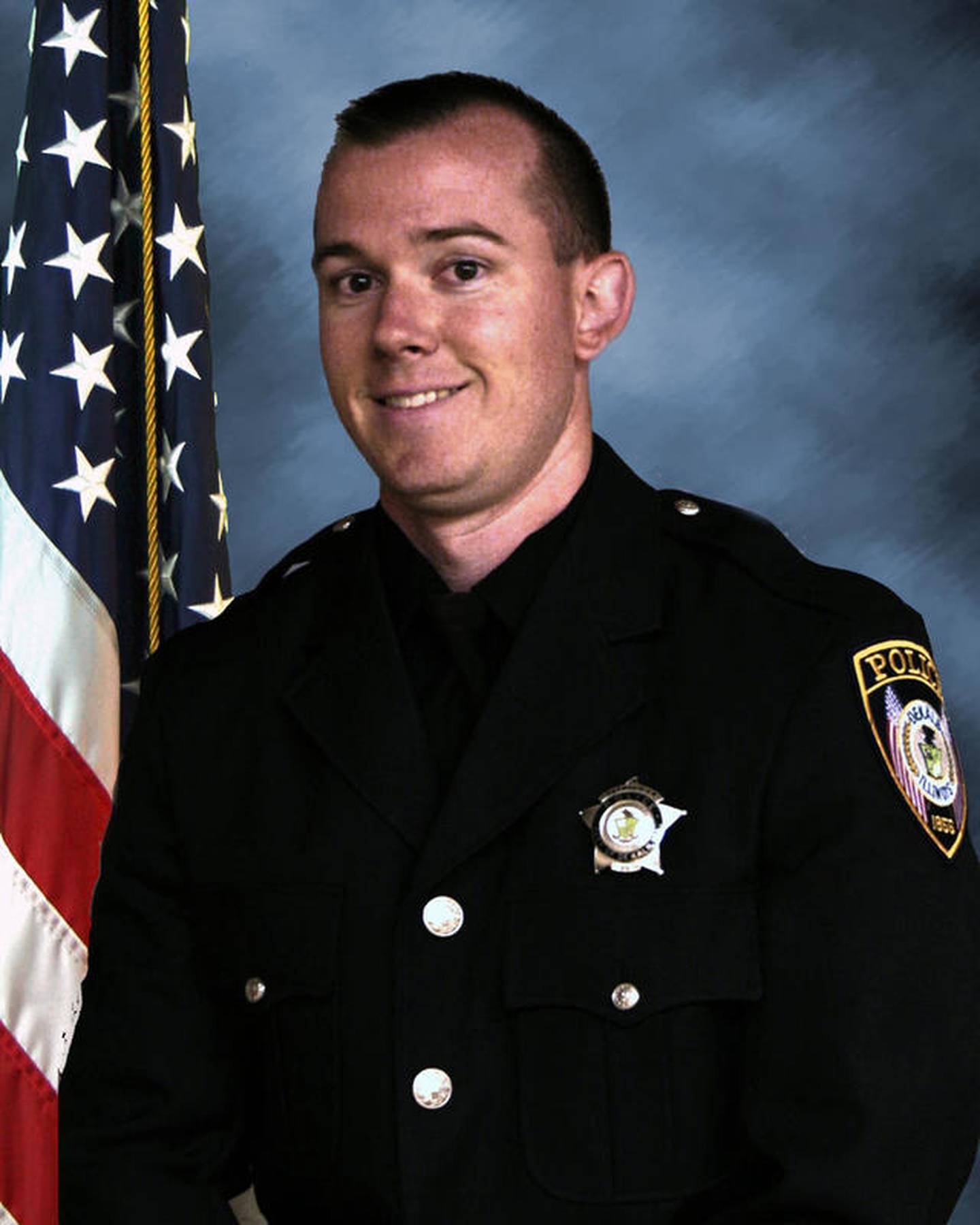 Shaw Local file photo - DeKalb Police Officer Brian Bollow (above) won't face criminal charges or internal discipline after an Oct. 25, 2021 fatal shooting of 33-year-old Kristopher Kramer of DeKalb, who was killed when police responded to a domestic incident last fall. Kramer brandished a three-foot sword at police and refused instructions to comply with officer peacefully.