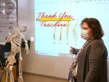 Hall’s Joanna McConville takes inspiration from seeing her students succeed
