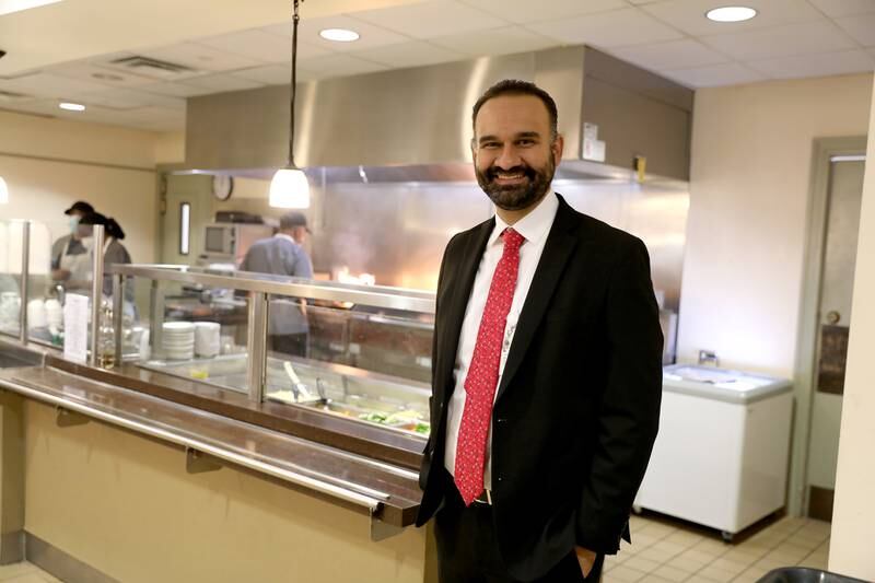 Executive Director Julio Macias began working as a dishwasher at Covenant Living at the Holmstad in Batavia when he was 16 years old.
