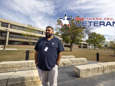 Sauk Valley Community College’s Valdez provides services to veterans, guiding them beyond the classroom