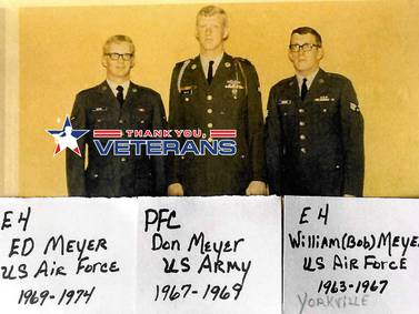 Yorkville’s Meyer brothers served in the armed forces