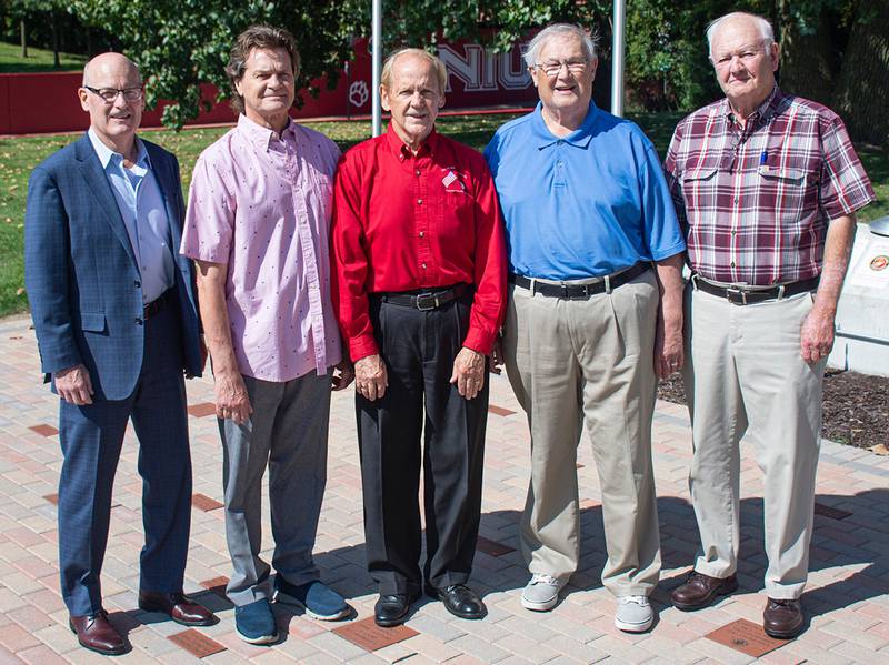 (Left to right); DeKalb County Veterans Recognition Fund committee members Mike Coghlan, Ron Lofton, Michael Embrey, Jerry Smith, and Paul Jerde. Not pictured is member Tom Pisapia