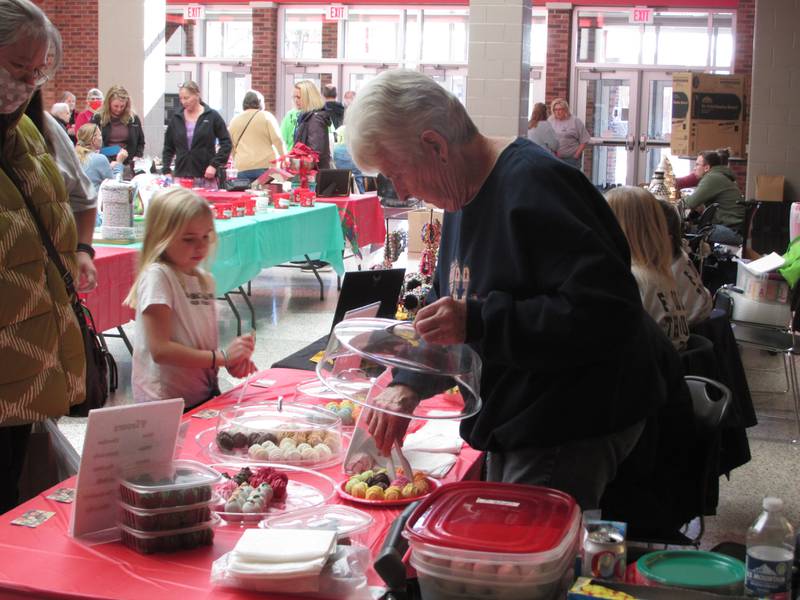 Sweet treats were among the goods for sale Sunday, Nov. 13, 2022, during Streator Unlimited's Food for Thought fundraiser at the Streator High School.