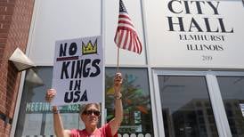 Photos: ‘No Kings’ protest, pro-Trump rally photos from across northern Illinois