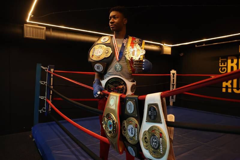 Joseph Awinongya, 15 years-old, continues to dominate the amateur boxing division.