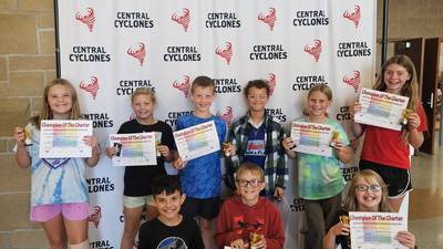 Central Intermediate School names September 2025 Champions of the Charter