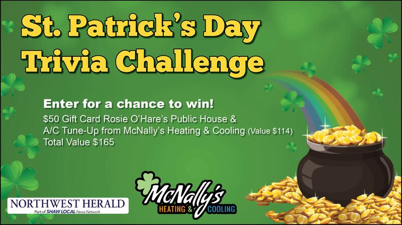 McHenry County St. Patrick's Day Trivia Challenge