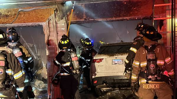 Fire causes heavy damage to Joliet residential garage
