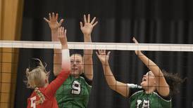 Photos: Rock Falls takes two from Oregon in volleyball