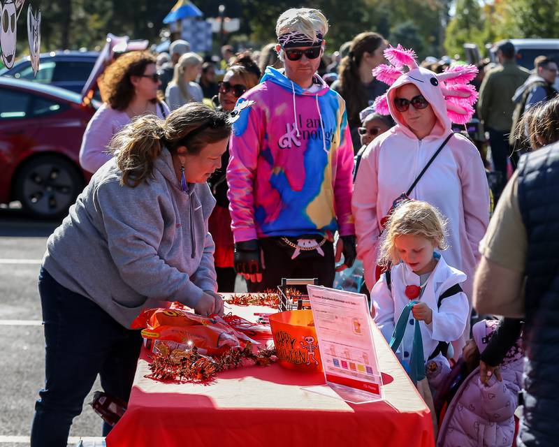 Parents brought their children to the La Grange Trunk or Treat event.  Oct 21, 2023