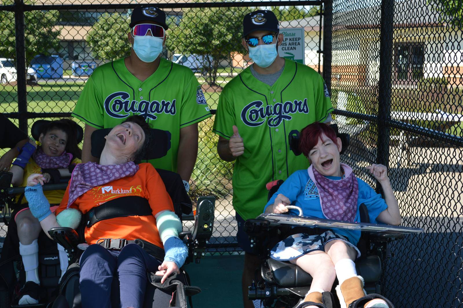 Photos Cougars players volunteer at Marklund in Geneva Shaw Local