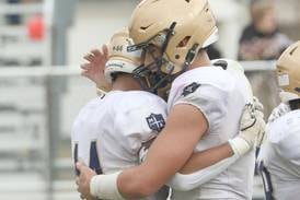 Photos: GCMS dominates Marquette in Class 1A football playoffs