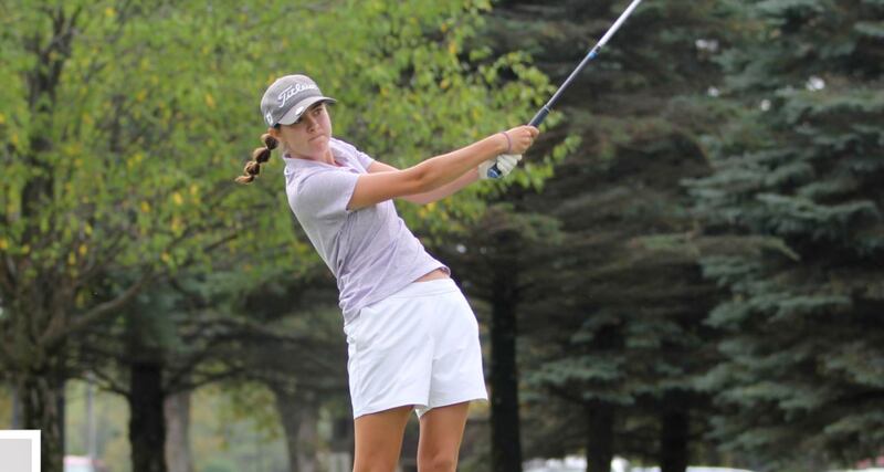 Kelly VanDenBussche played her final round of golf for the University of Northwestern of St. Paul, Minn. Three days later, she got married.