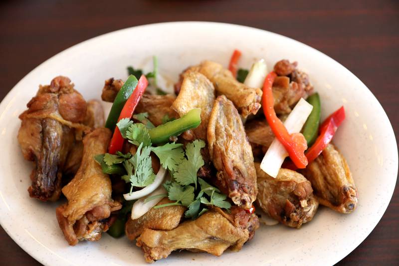 Fried chicken wings at Pho Ly Vietnamese Cuisine, located at 305 W. Main Street in St. Charles.